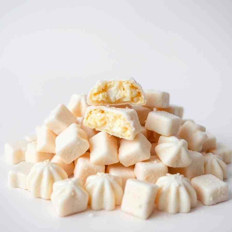 Chewy Vanilla Coconut Candy - Easy Dominican Dessert